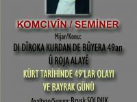 Diyarbakır'da 49'lar Olayı ve Bayrak günü konulu seminer