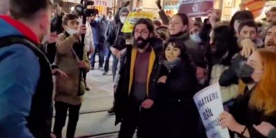 Öğrencilerin Taksim’deki Enes Kara protestosuna polis saldırısı