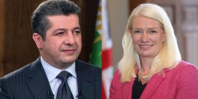Başbakan ve İngiliz bakan, Erbil saldırısını görüştü!