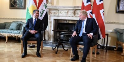 Mesrur Barzani, İngiltere Başbakanı Johnson ile görüştü