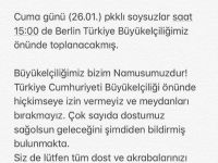 BERLİN/ Afrin protestosuna provakasyon planı!