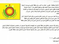 PYD'den Suriye'ye Afrin'i koruma çağrısı