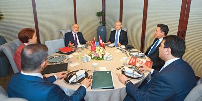 4. Altılı Masa zirvesinden 10 maddelik 'temel İlkeler ve Hedefler' bildirisi çıktı