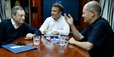 Scholz, Macron, Draghi Ukrayna'da