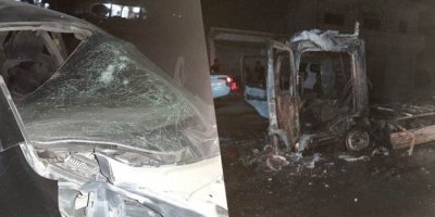 KAMIŞLO - SİHA'lar iki aracı hedef aldı