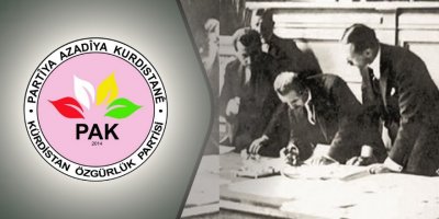 PAK: Dünya Devletlerini Lozan Antlaşması’nda Kürtlere Yapılan Haksızlığı Telafî Etmeye Çağırıyoruz