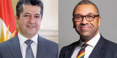 Başbakan Mesrur Barzani, İngiltere'nin yeni Dışişleri Bakanı ile görüştü!