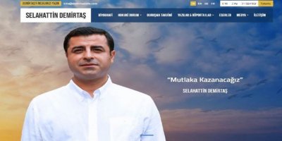 Demirtaş’ın sitesinde 4 dil var Kürtçe yok