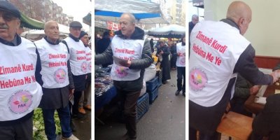 PAK Diyarbakır'ın Bayramoğlu semtinde Kürtçe Seçmeli Ders için broşür dağıttı