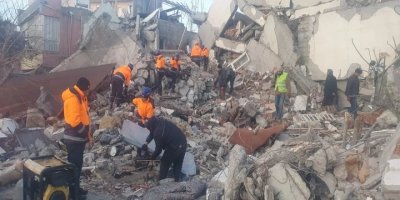 Ermeni arama kurtarma ekibi Adıyaman'da