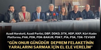 Gün Onur Günüdür  Deprem Felaketinin Yaralarını Sarmak İçin El Ele Verelim