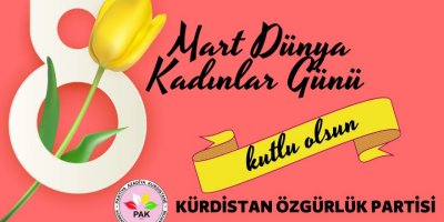 PAK Kadın Komisyonu: 8 Mart Dünya Kadınlar Günü’nde Deprem Yaralarını Elbirliğiyle Sarmaya Devam Edelim