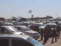 Afrin göç alıyor...Minbiç’te toplananlar destek için Afrin’e gidiyor