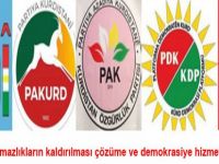 "Dokunulmazlıkların kaldırılması çözüme hizmet etmez"