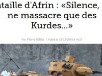 Le Figaro: Sessiz olun! Sadece Kürtleri katlediyoruz