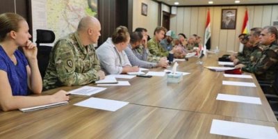 Peşmerge Bakanlığı ile Uluslararası Koalisyon heyeti arasında görüşme