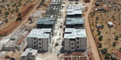 SOHR: Afrin'deki demografik değişim çerçevesinde bir konut projesi daha inşa ediliyor