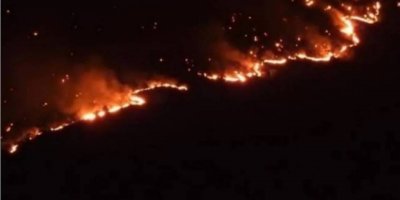 'Askerlerin açtığı ateş sonucu Cudi'de yangın çıktı'