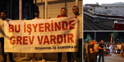 İzmir'de metro ve tramvay çalışanları grevde: Sağ cepten giriyor sol cepten çıkıyor...