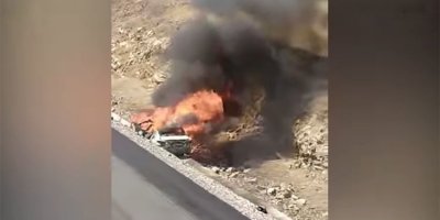 Süleymaniye'de SİHA'lar yine bir aracı hedef aldı