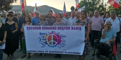 Dersim’de 1 Eylül Barış Günü Adalet Safalı ve Perişan Akçelik'e adandı