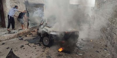 Afrin’de bomba yüklü araç patladı