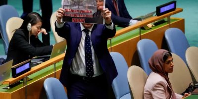 İsrail'den Cumhurbaşkanı Reisi'ye BM Genel Kurulu'nda 'Emini' protestosu