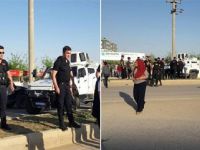 Zırhlı araç anne oğula çarptı