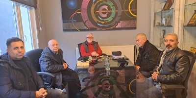 Kürdistan Yurtseverler Partisi(PWK) heyeti İstanbul'da İsmail Beşikçi Vakfı'nı Ziyaret Etti