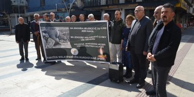 PWK Batman İl Teşkilatı, Batman Gülistan Caddesi Girişinde Halepçe Soykırımı’nı Andı