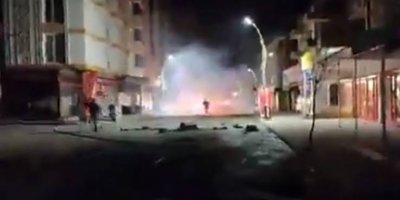Van'da eylemler yeniden başladı! Sokaklar savaş alanına döndü