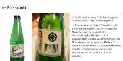 İsviçre'den Beypazarı maden suyu uyarısı: Tüketmeyin, tehlikeli