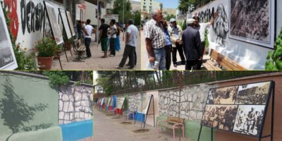 Kaymakamlık, Dersim 38 Duvar’ındaki katliama ait fotoğrafları kaldırdı