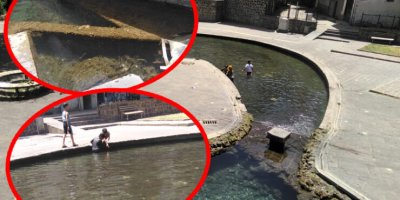 Diyarbakır’da Anzele Havuzu kirlendi, çocuklar tehlike altında