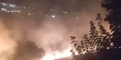 Diyarbakır Fiskaya'da korkutan yangın