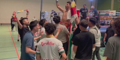 Kürt kick boks sporcusu Almanya’da ses getirdi