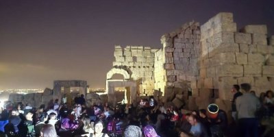 Zerzevan Kalesi'nde 'Perseid Meteor Yağmuru'