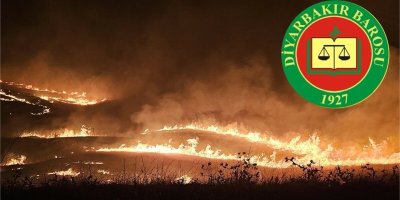 Diyarbakır Barosu'ndan yangın raporuna tepki!