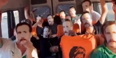 Amedspor maçına 'Yeşil' maskesiyle gittiler