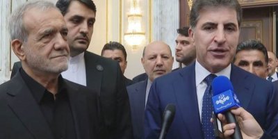 İran Cumhurbaşkanı Pezeşkiyan ile Kürdistan Bölgesi Başkanı Barzani’den ortak açıklama