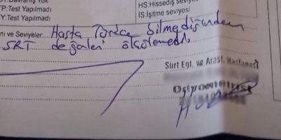 Hasta Türkçe bilmiyor diye muayene edilmedi