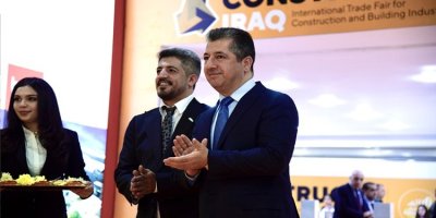Başbakan Barzani, Erbil'de Uluslararası Sanayi ve İnşaat Fuarı’nı açtı
