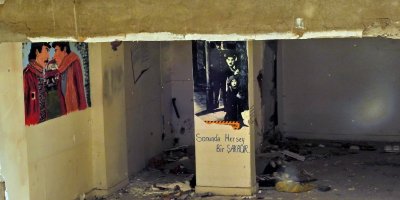 Diyarbakır’da Depremin vurduğu binada Charlie Chaplin’in düşündüren sözü