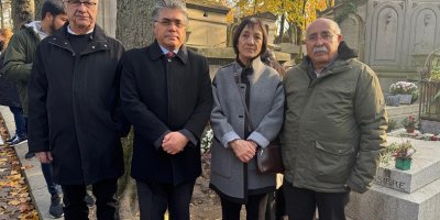 PWK Heyeti Paris’te Ahmet Kaya’yı Anma Etkinliğine Katıldı