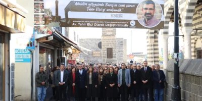 Tahir Elçi Sokağı açıldı: 'Hafızamıza sahip çıkacağız'