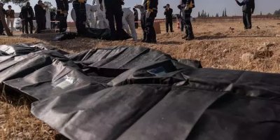 Halep'te toplu mezar bulundu