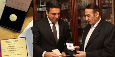 Ermenistan’da Kürt milletvekili Kinyazê Hemid’e Devlet Ödülü verildi