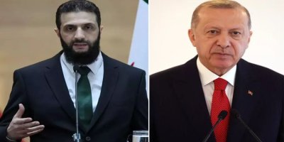 Suriye'deki yeni yönetimin lideri Erdoğan ile telefonda görüştüğünü açıkladı