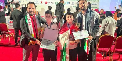 Kürt öğrenciler uluslararası yarışmada birincilik ve ikincilik kazandı