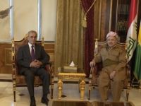 Necmettin Kerim'den Başkan Barzani'ye ziyaret
